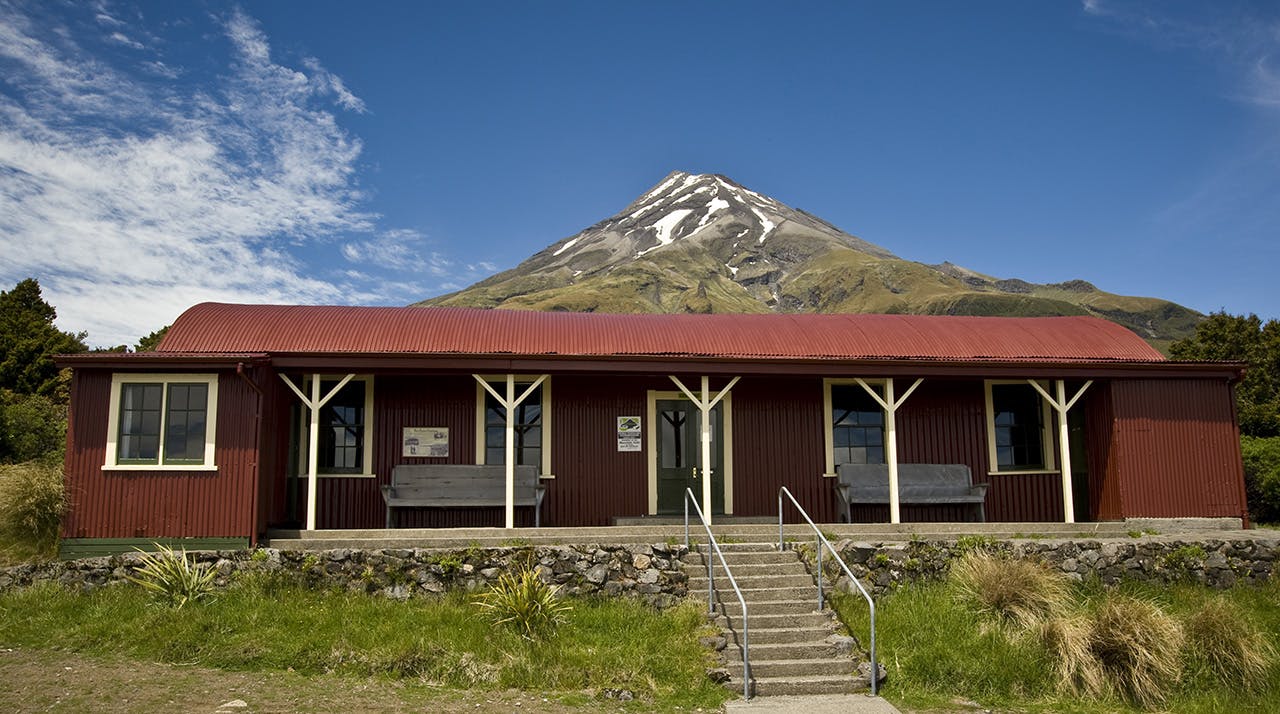 The Camphouse is the oldest building in any of New Zealand’s national parks. Photo: Shaun Barnett/Black Robin Photography