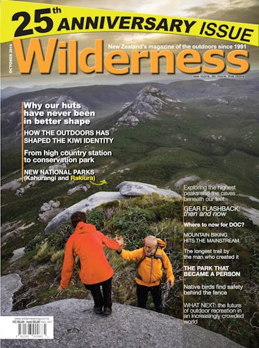 Image of the October 2016 Wilderness Magazine Cover
