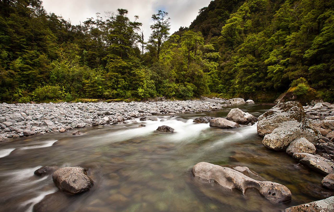Waohine River just upstream of Mid Waohine hut