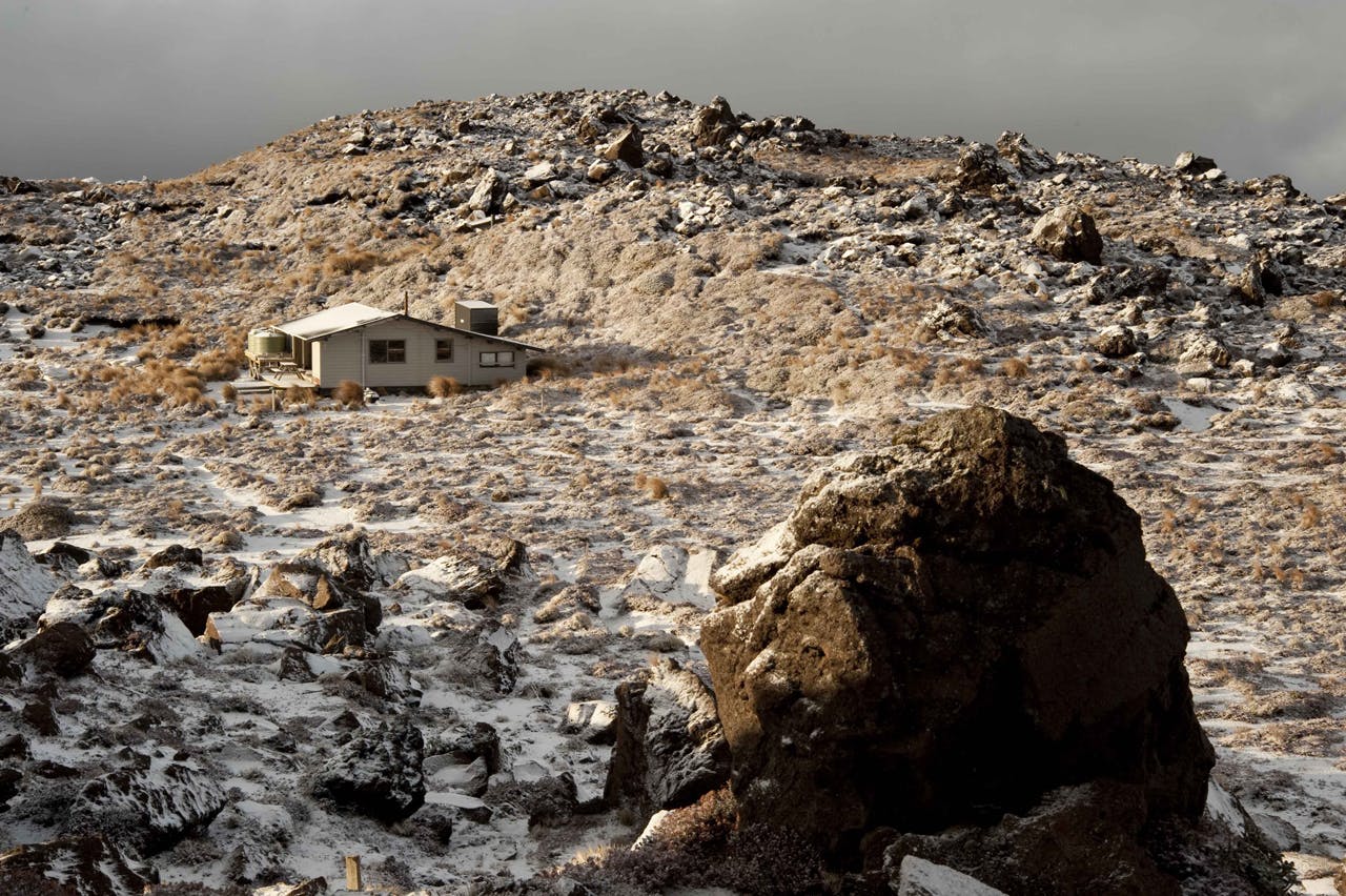 Oturere Hut is the quietest on the Northern Circuit and a base to explore the surrounding area from. Photo: Shaun Barnett