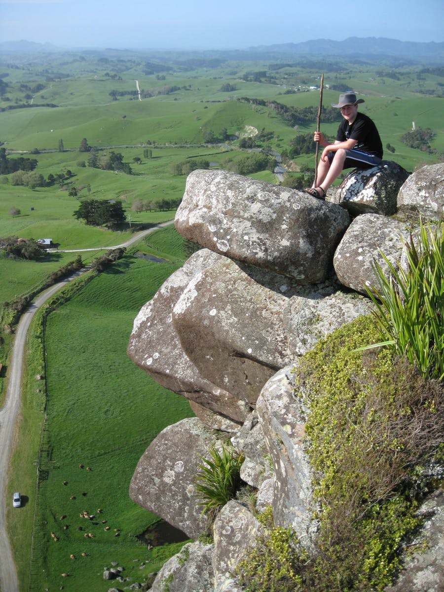 Maungarago trig in Northland isn't on the official peak bagging list yet, but Bai reckons it should be as it is an "awesome little peak" to do. Photo: Marcus Bai