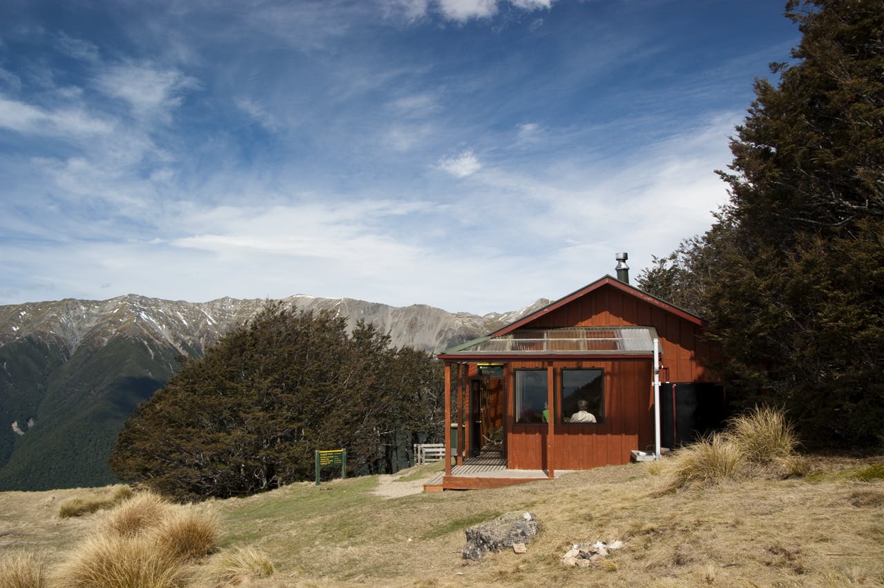 Bushline Hut, Nelson Lakes National Park. Photo: Raymond Salisbury