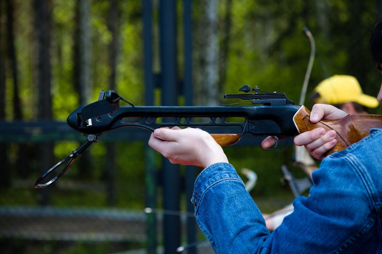 A Tauranga hunter was fined $1000 for firing a crossbow near sleeping campers