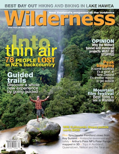 Image of the June 2012 Wilderness Magazine Cover