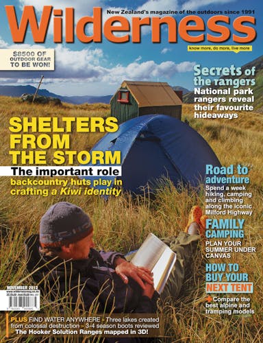 Image of the November 2012 Wilderness Magazine Cover