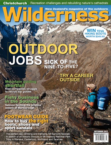 Image of the September 2012 Wilderness Magazine Cover