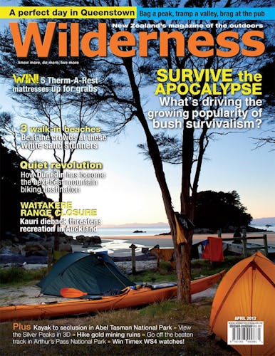 Image of the April 2012 Wilderness Magazine Cover
