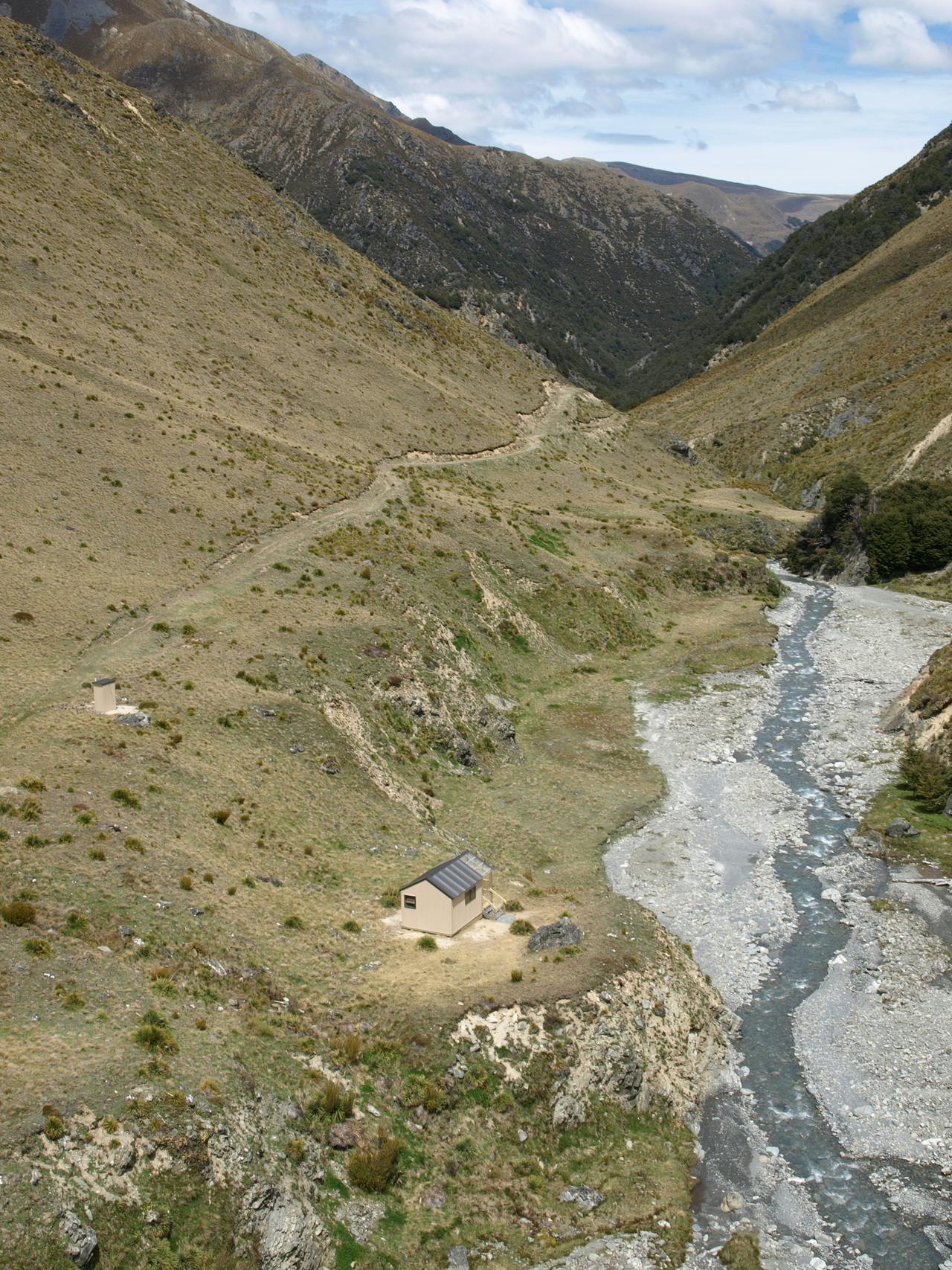 Top Timaru Hut is now accessed without having to cross the Timaru River