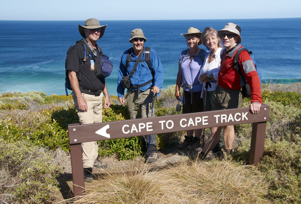 Our group nearing the end, day 7 on the C2C. Photo: Melanie Ball