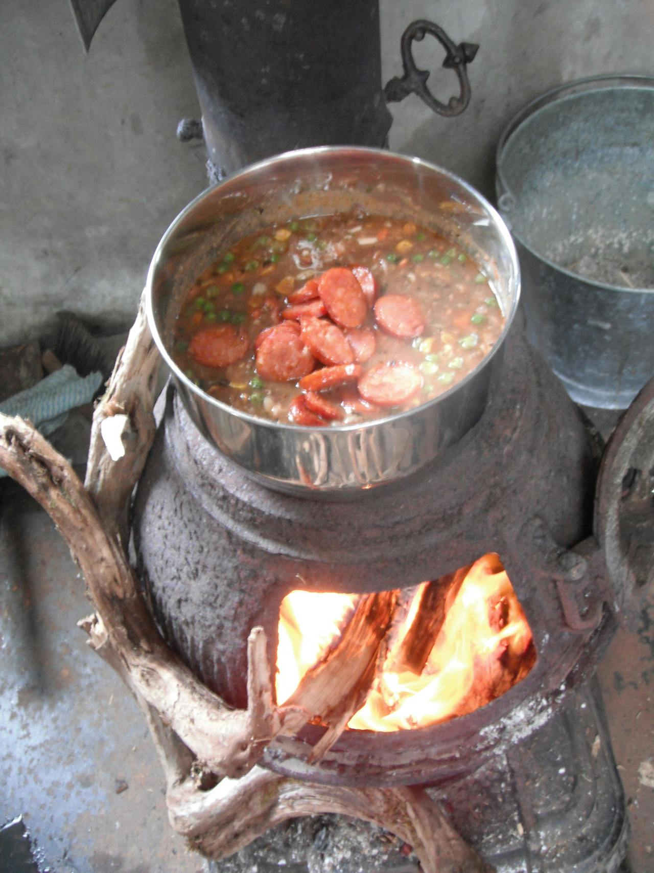Spanish sausage stew