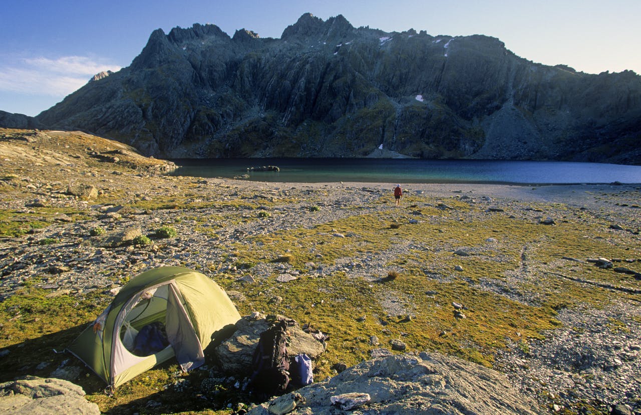 Lake Nerine marks a perfect camping spot. Photo: Nick Groves