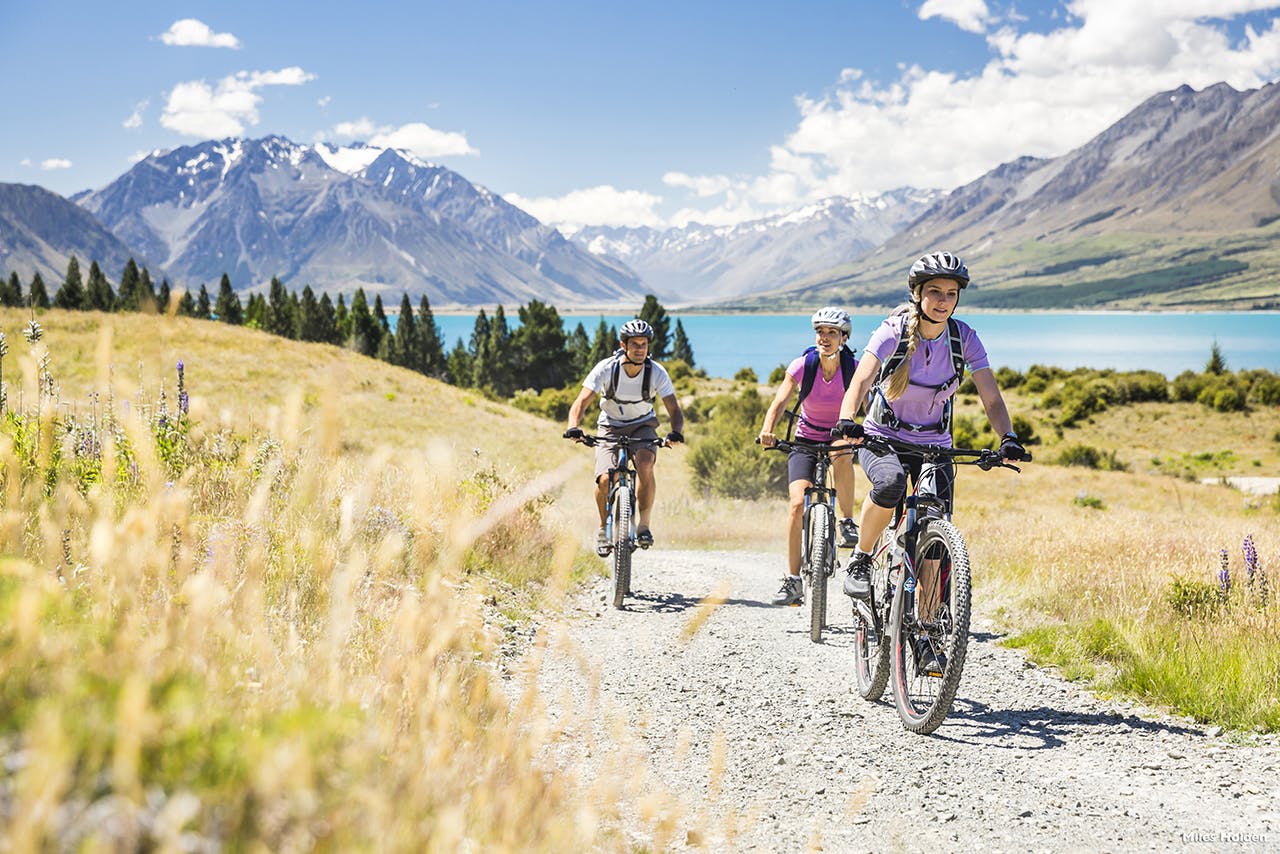 The Alps 2 Ocean Trail runs for 300km from Aoraki/Mt Cook to Oamaru. Photo: Miles Holden