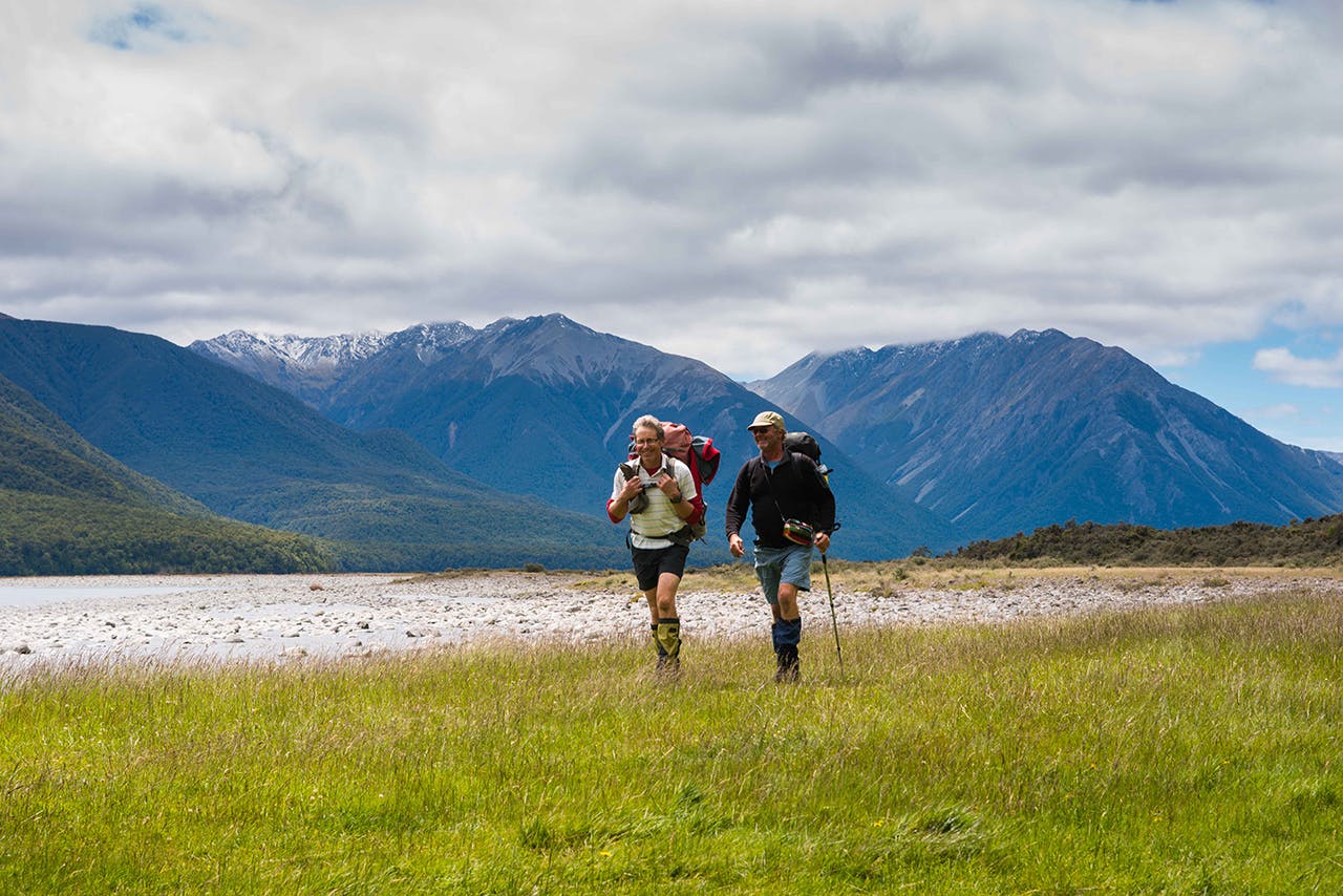 Heading up the Hurunui River. Photo: Pat Barrett