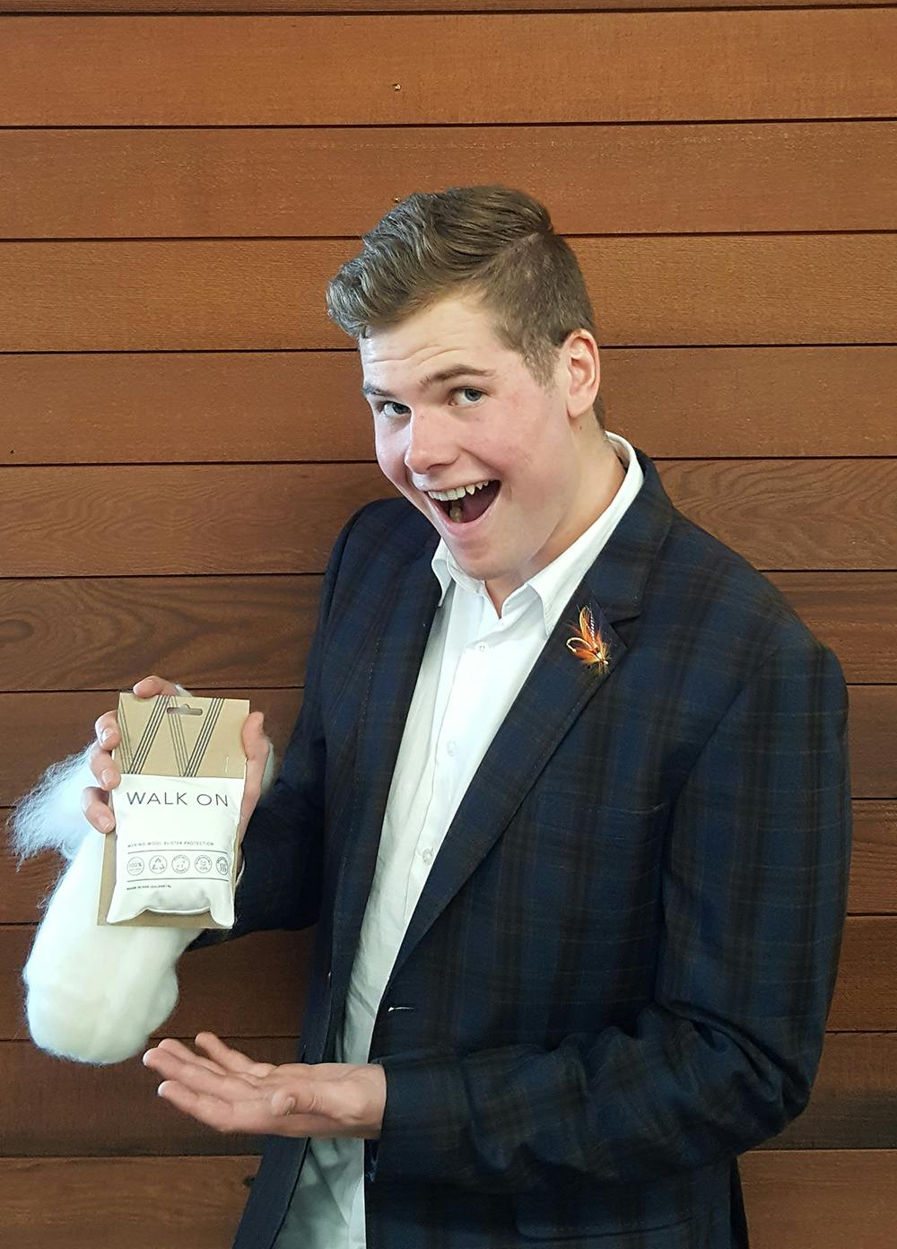 Smith’s third business aims to help trampers ‘walk on’ through blister pain. Photo: Supplied
