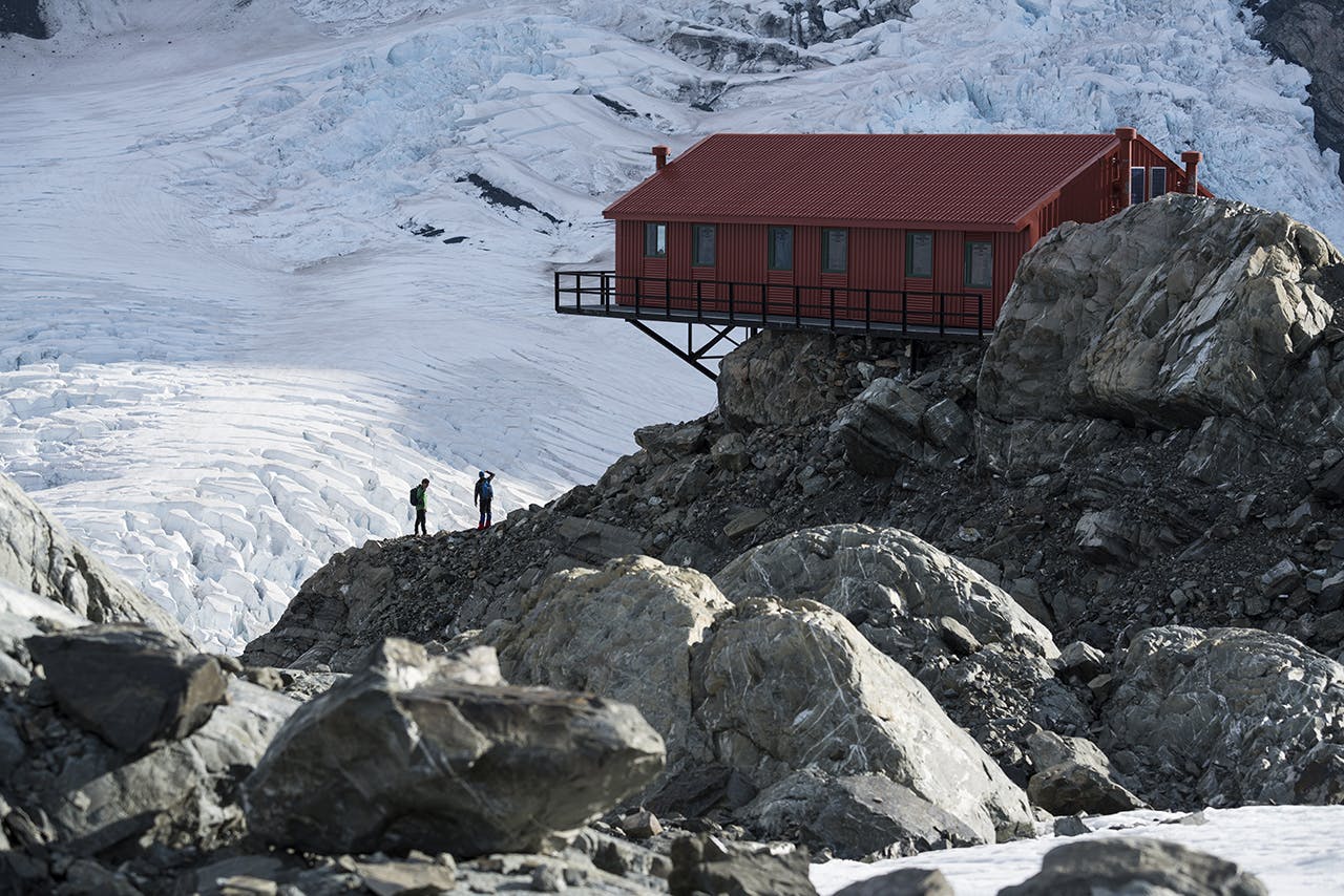 Plateau Hut makes for a special location to experience the high mountain environment. Photo: Mark Watson