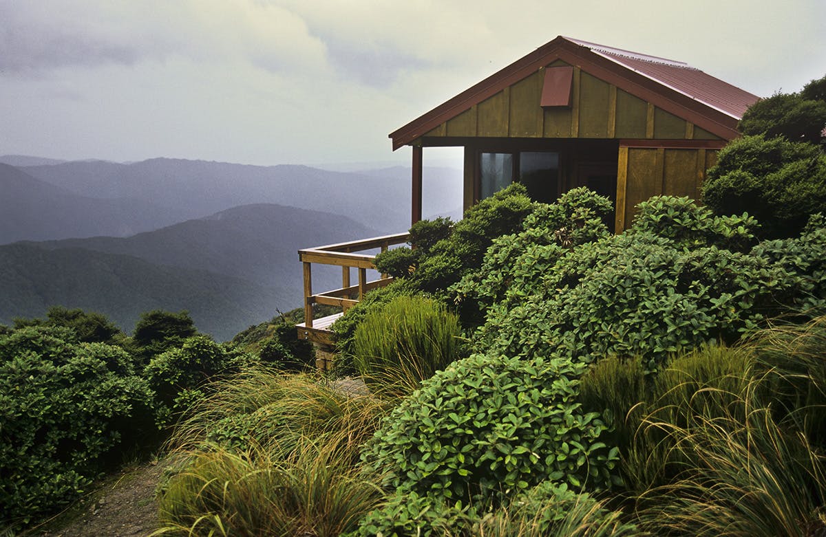 With tea in hand, the views from Elder Hut are something to behold. Photo: Shaun Barnett/Black Robin Photography