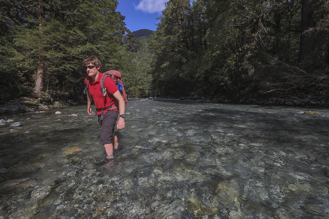 On the river flats near Waikiti Hut. Photo: Neil Silverwood