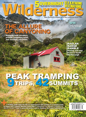 Image of the February 2017 Wilderness Magazine Cover