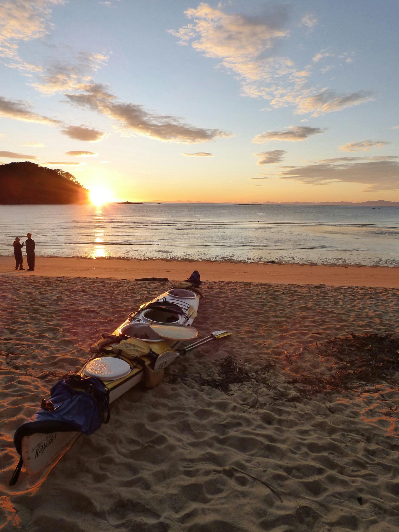 A beautiful sunrise at Bark Bay. Photo: Matthew Pike