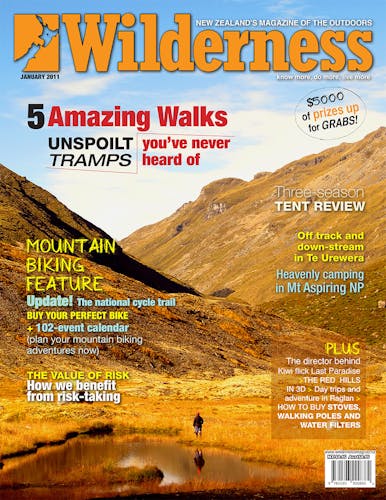 Image of the January 2011 Wilderness Magazine Cover