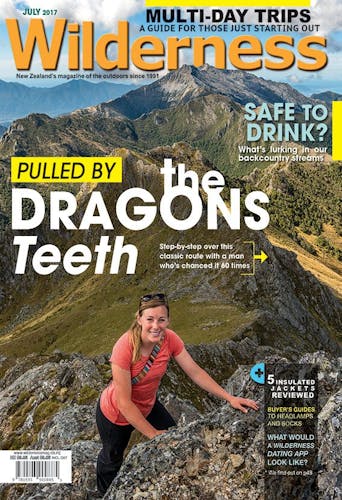 Image of the July 2017 Wilderness Magazine Cover