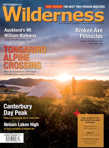Image of the September 2017 Wilderness Magazine Cover