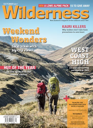 Image of the October 2017 Wilderness Magazine Cover