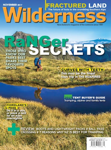 Image of the November 2017 Wilderness Magazine Cover