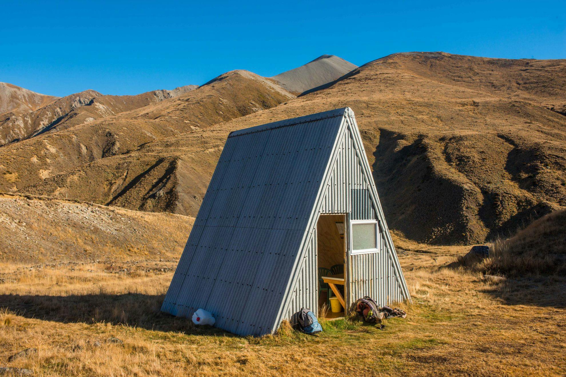 A Frame Hut, Hakatere Conservation Park - Hiking & Tramping in NZ