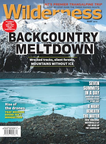 Image of the May 2018 Wilderness Magazine Cover