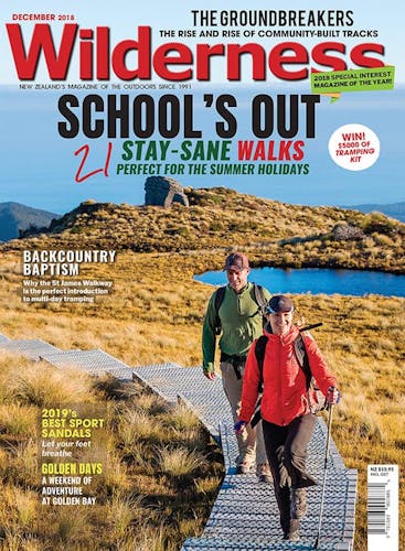 Image of the December 2018 Wilderness Magazine Cover
