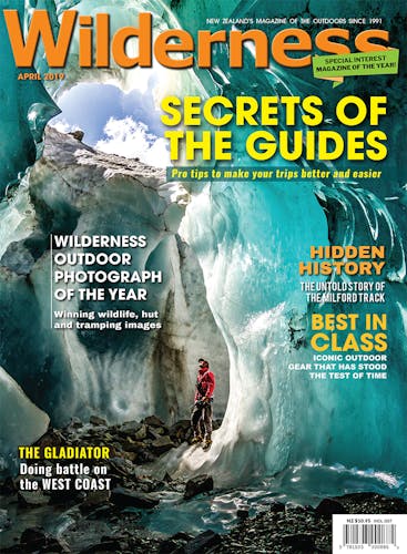 Image of the April 2019 Wilderness Magazine Cover