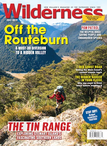 Image of the July 2019 Wilderness Magazine Cover