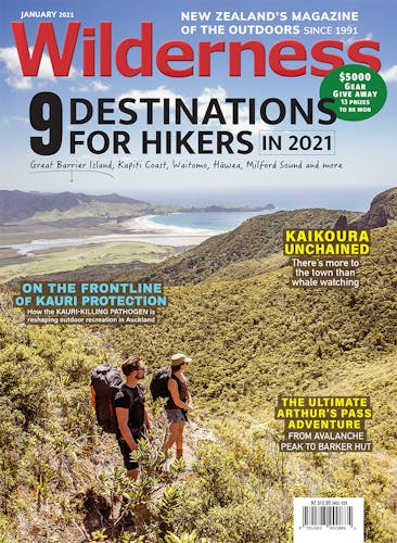 Image of the January 2021 Wilderness Magazine Cover