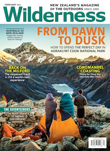 Image of the February 2021 Wilderness Magazine Cover