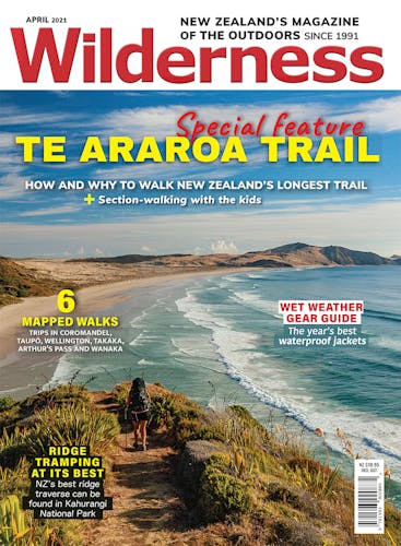 Image of the April 2021 Wilderness Magazine Cover