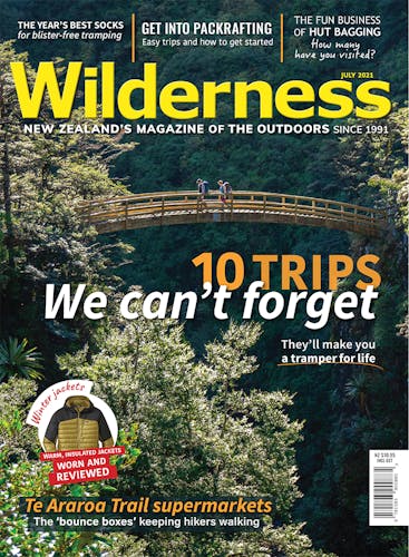 Image of the July 2021 Wilderness Magazine Cover
