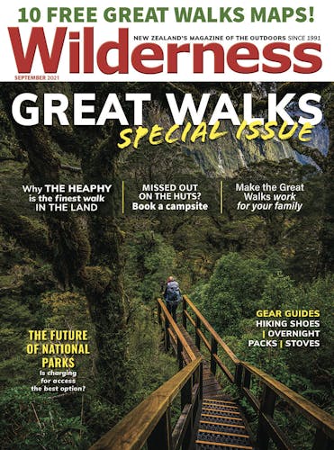 Image of the September 2021 Wilderness Magazine Cover