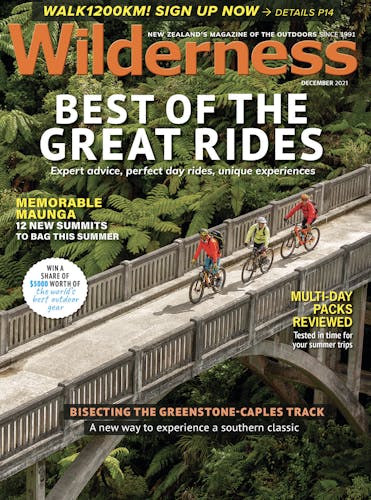 Image of the December 2021 Wilderness Magazine Cover