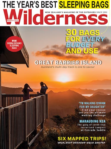 Image of the March 2022 Wilderness Magazine Cover