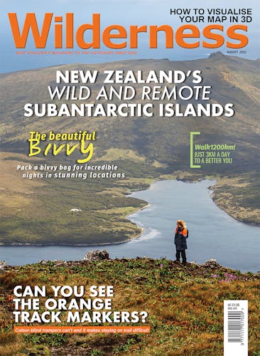Image of the August 2022 Wilderness Magazine Cover