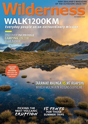 Image of the November 2022 Wilderness Magazine Cover