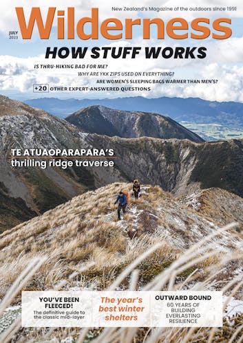 Image of the July 2023 Wilderness Magazine Cover