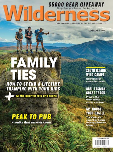 Image of the January 2020 Wilderness Magazine Cover