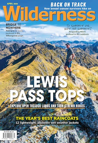 Image of the April 2020 Wilderness Magazine Cover