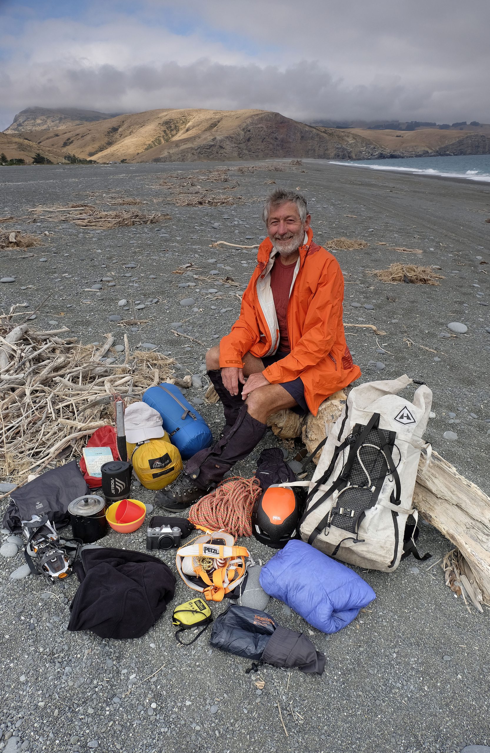 Author and super tramper Geoff Spearpoint Wilderness Magazine