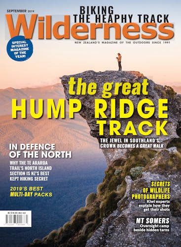 Image of the September 2019 Wilderness Magazine Cover