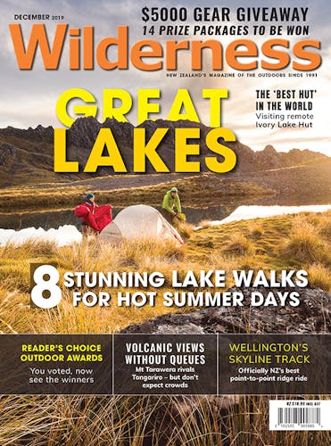 Image of the December 2019 Wilderness Magazine Cover