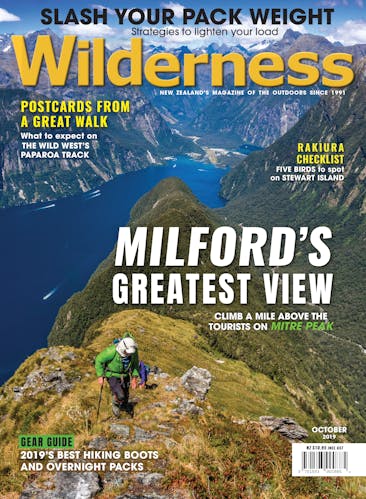Image of the October 2019 Wilderness Magazine Cover